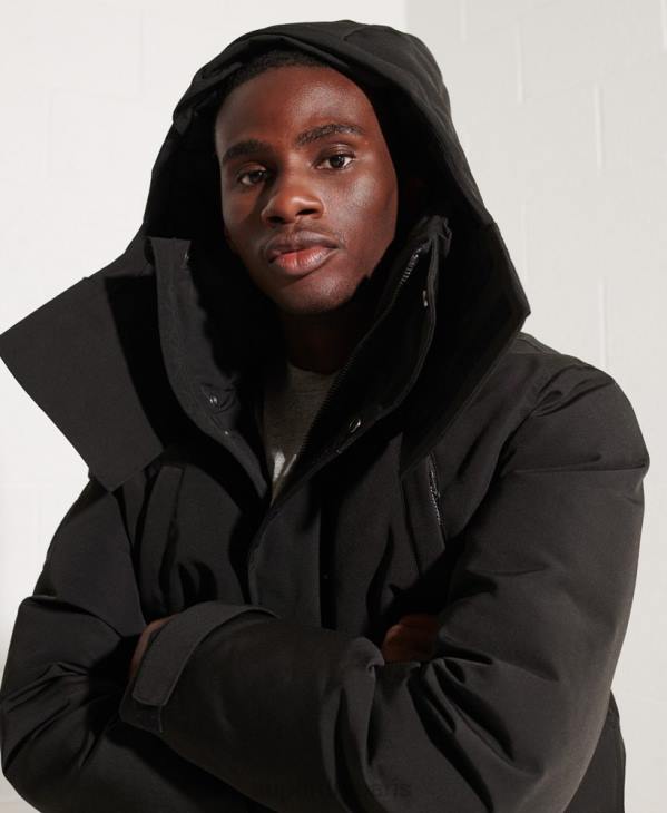 Superdry Hommes veste bomber everest D64Z4653 vêtements noir
