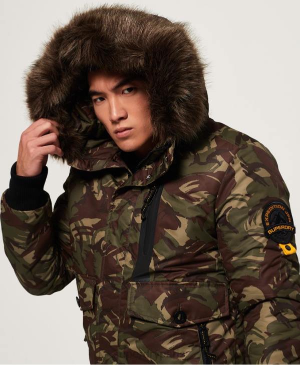 Superdry Hommes veste bomber everest D64Z4708 vêtements kaki