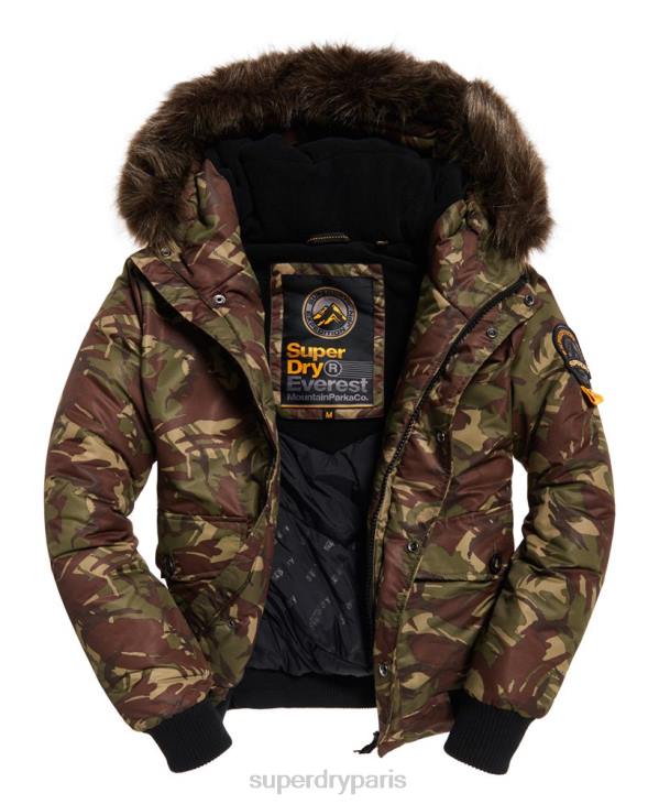 Superdry Hommes veste bomber everest D64Z4708 vêtements kaki