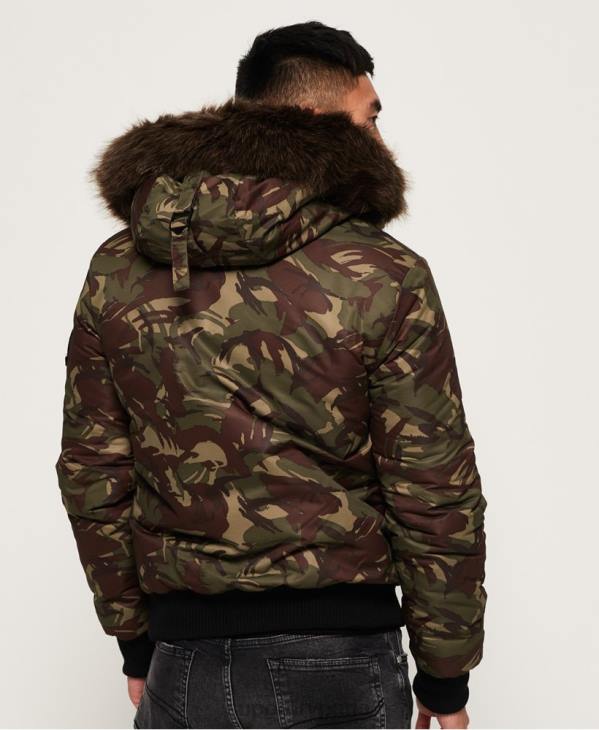 Superdry Hommes veste bomber everest D64Z4708 vêtements kaki