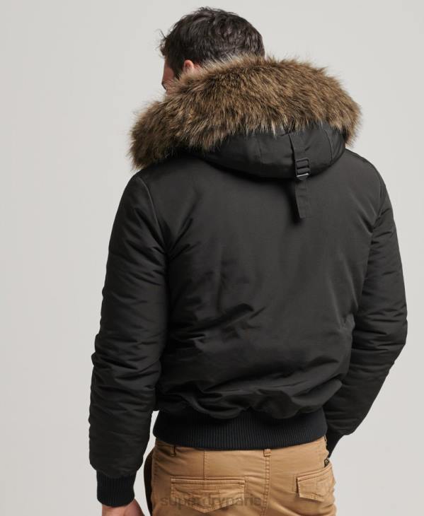 Superdry Hommes veste bomber everest D64Z983 vêtements gris foncé