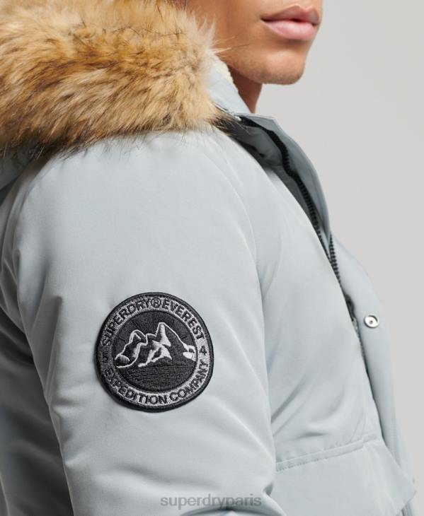 Superdry Hommes veste bomber everest D64Z993 vêtements bleu clair