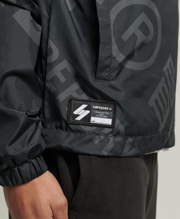 Superdry Hommes veste casual graphique essentielle D64Z4550 vêtements noir