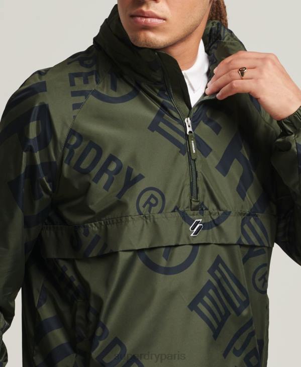 Superdry Hommes veste casual graphique essentielle D64Z4552 vêtements kaki