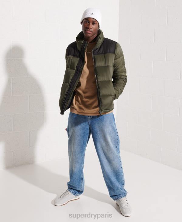 Superdry Hommes veste codée D64Z4645 vêtements kaki