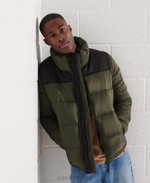 Superdry Hommes veste codée D64Z4645 vêtements kaki