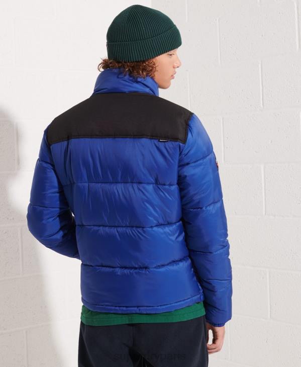 Superdry Hommes veste codée D64Z4677 vêtements bleu