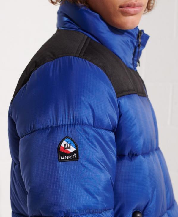 Superdry Hommes veste codée D64Z4677 vêtements bleu