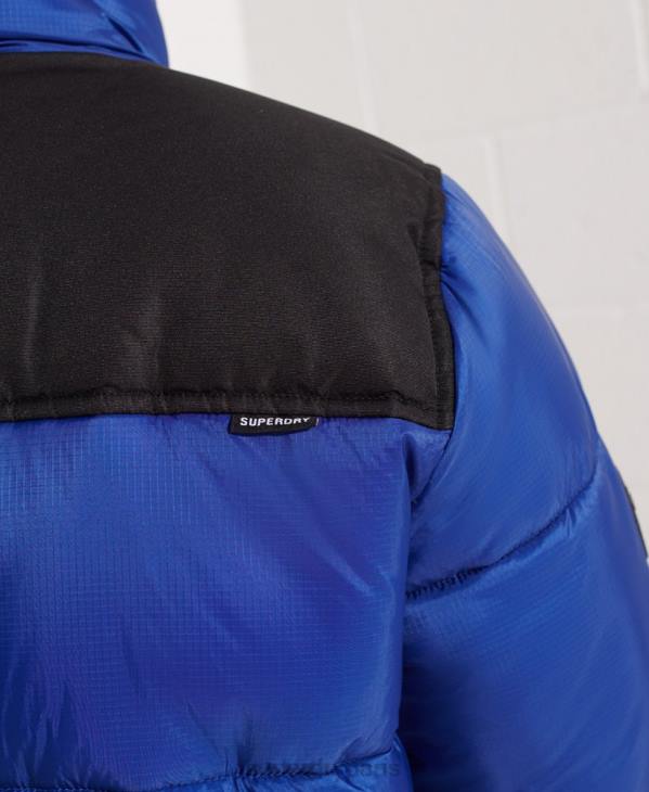 Superdry Hommes veste codée D64Z4677 vêtements bleu