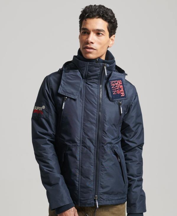 Superdry Hommes veste coupe-vent sd de montagne D64Z1014 vêtements marine