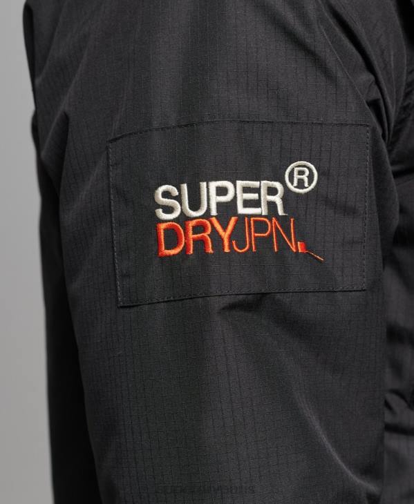 Superdry Hommes veste coupe-vent sd de montagne D64Z1160 vêtements noir