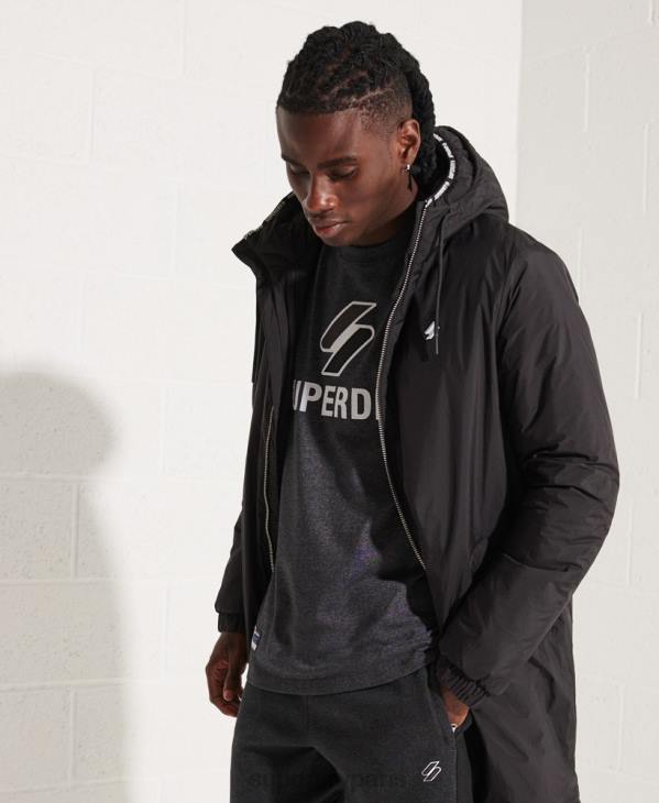 Superdry Hommes veste coupe-vent touchline sd D64Z1151 vêtements noir