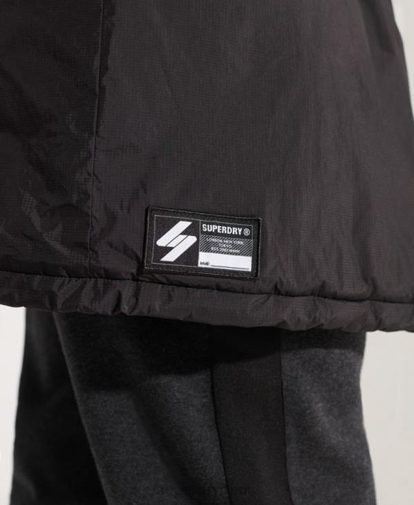 Superdry Hommes veste coupe-vent touchline sd D64Z1151 vêtements noir