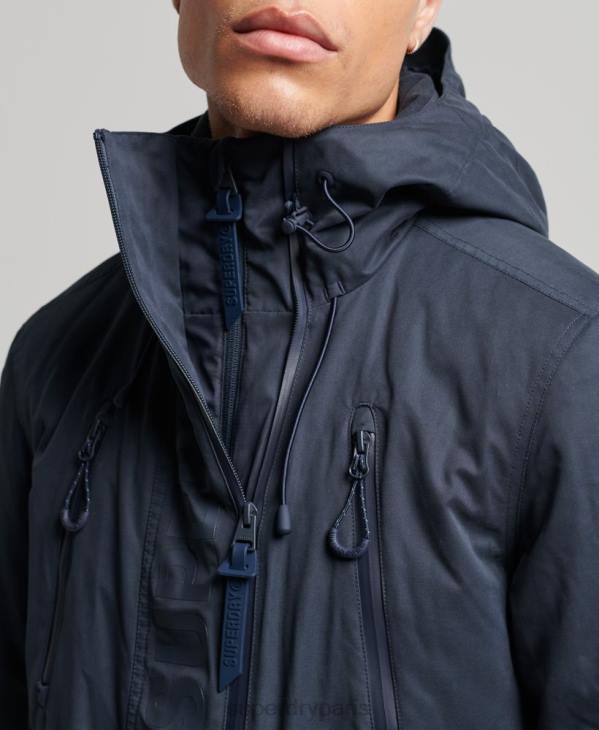 Superdry Hommes veste coupe-vent ultime en microfibre sd D64Z952 vêtements marine