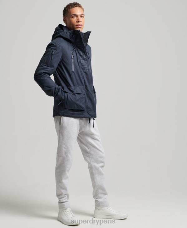 Superdry Hommes veste coupe-vent ultime en microfibre sd D64Z952 vêtements marine
