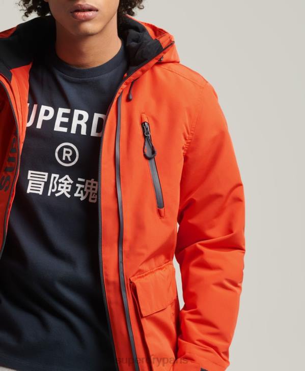 Superdry Hommes veste coupe-vent ultime sd D64Z1091 vêtements orange