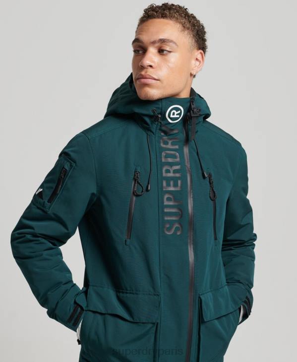 Superdry Hommes veste coupe-vent ultime sd D64Z1152 vêtements vert