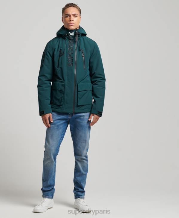 Superdry Hommes veste coupe-vent ultime sd D64Z1152 vêtements vert