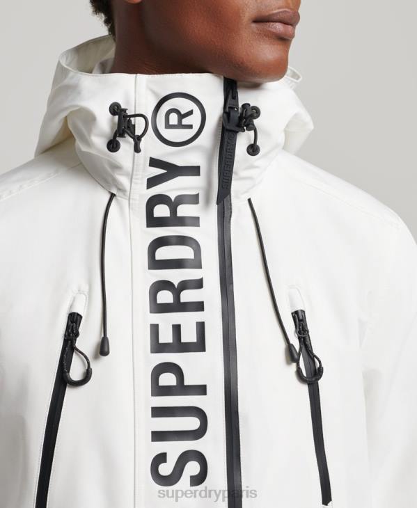 Superdry Hommes veste coupe-vent ultime sd D64Z4659 vêtements blanc