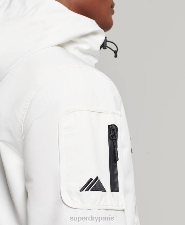Superdry Hommes veste coupe-vent ultime sd D64Z4659 vêtements blanc