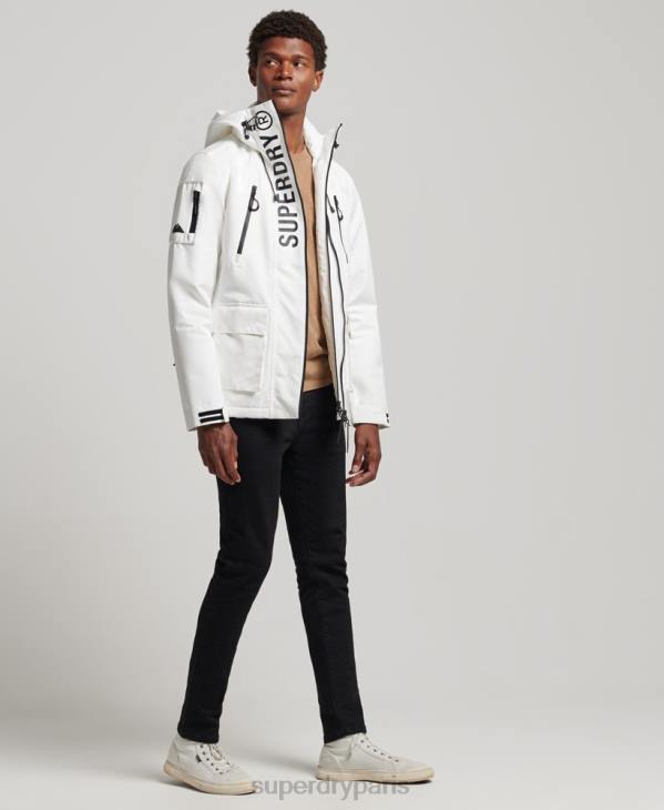 Superdry Hommes veste coupe-vent ultime sd D64Z4659 vêtements blanc