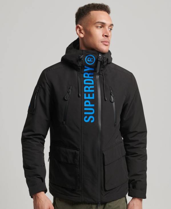 Superdry Hommes veste coupe-vent ultime sd D64Z922 vêtements noir