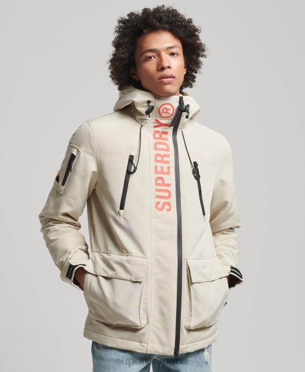 Superdry Hommes veste coupe-vent ultime sd D64Z926 vêtements beige
