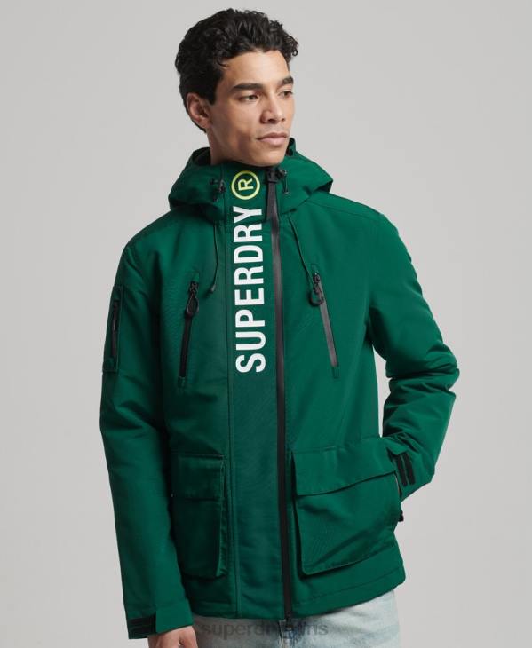 Superdry Hommes veste coupe-vent ultime sd D64Z930 vêtements vert