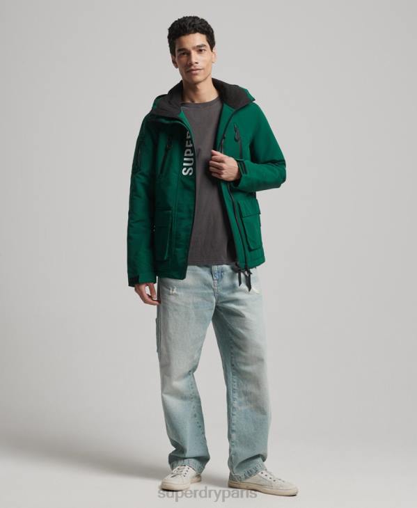 Superdry Hommes veste coupe-vent ultime sd D64Z930 vêtements vert