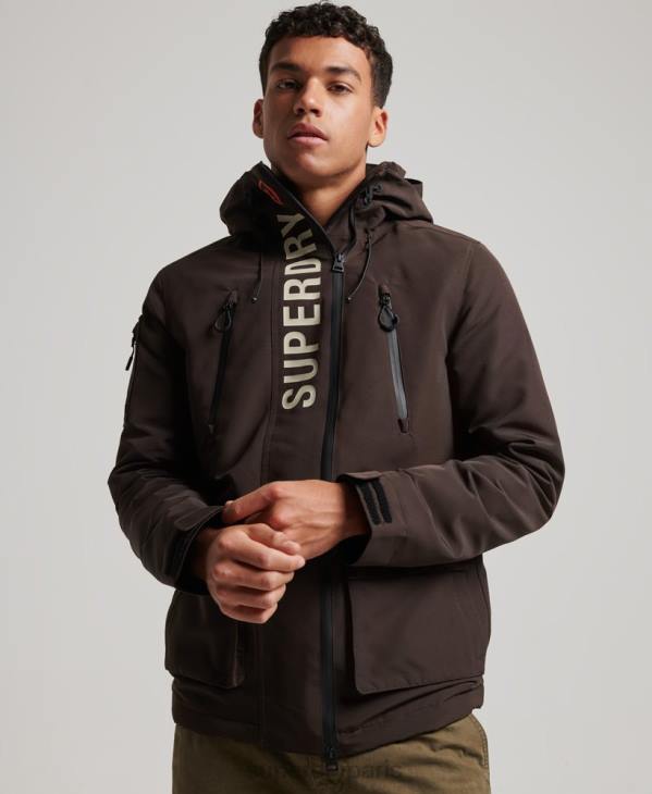 Superdry Hommes veste coupe-vent ultime sd D64Z969 vêtements brun