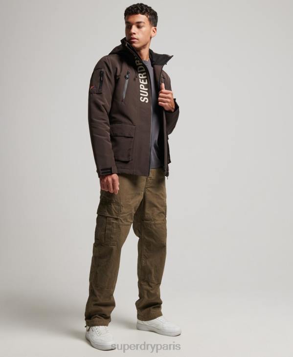 Superdry Hommes veste coupe-vent ultime sd D64Z969 vêtements brun