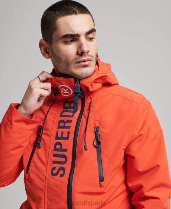 Superdry Hommes veste coupe-vent ultime sd D64Z998 vêtements orange