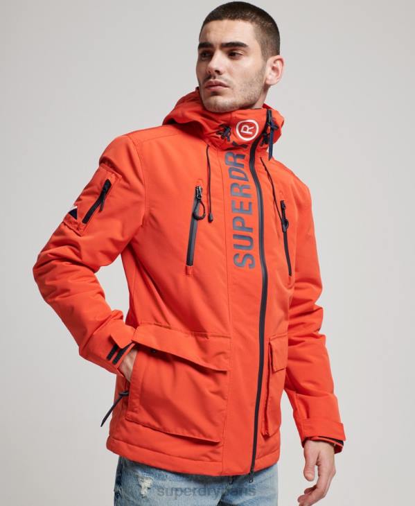 Superdry Hommes veste coupe-vent ultime sd D64Z998 vêtements orange