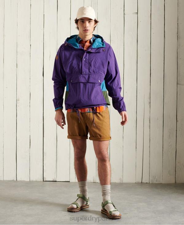 Superdry Hommes veste décontractée de montagne D64Z4639 vêtements violet