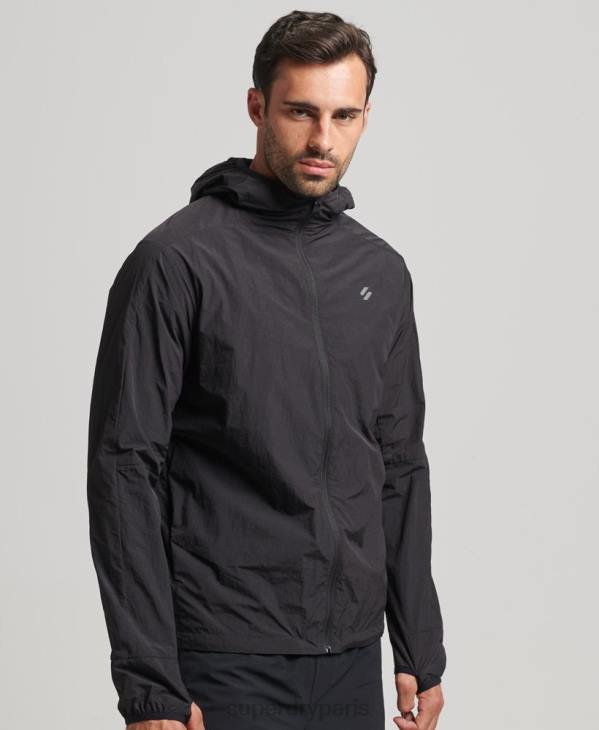 Superdry Hommes veste de course D64Z4544 vêtements noir