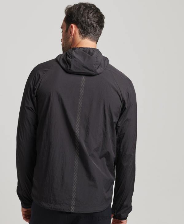 Superdry Hommes veste de course D64Z4544 vêtements noir