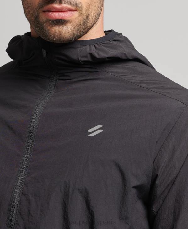 Superdry Hommes veste de course D64Z4544 vêtements noir