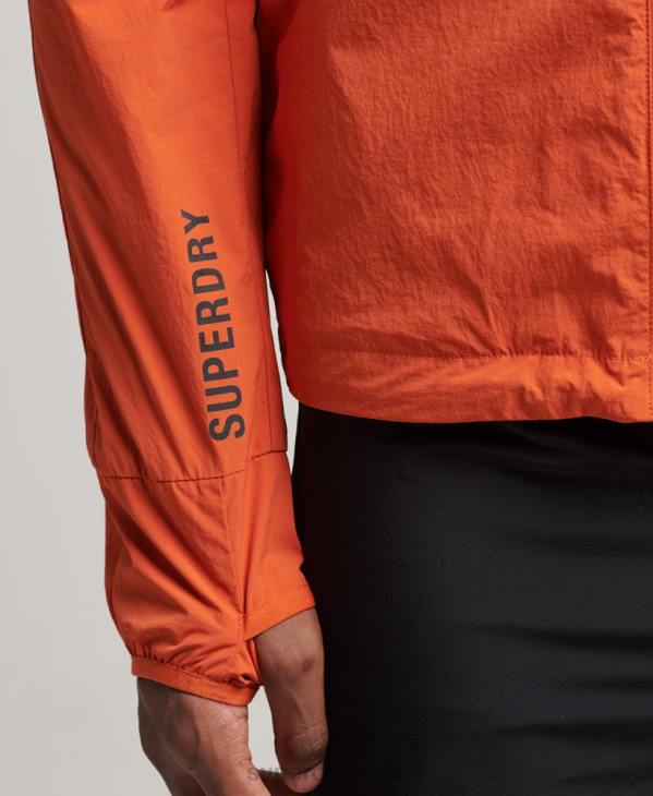 Superdry Hommes veste de course D64Z4545 vêtements orange
