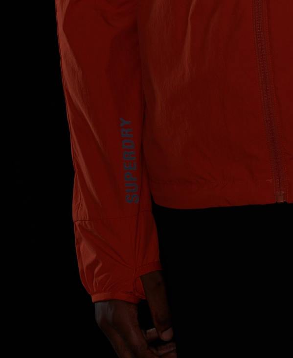 Superdry Hommes veste de course D64Z4545 vêtements orange