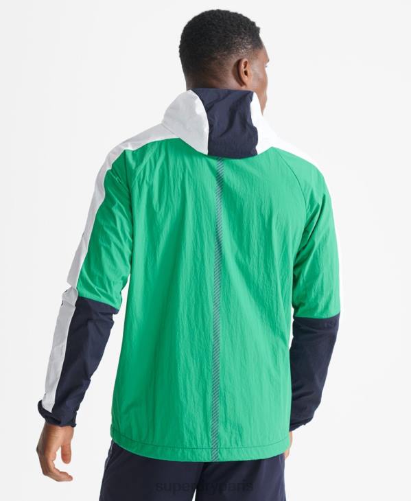 Superdry Hommes veste de course D64Z5400 vêtements marine