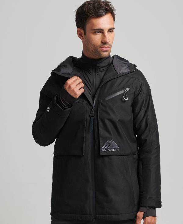 Superdry Hommes veste de freeride D64Z981 vêtements noir