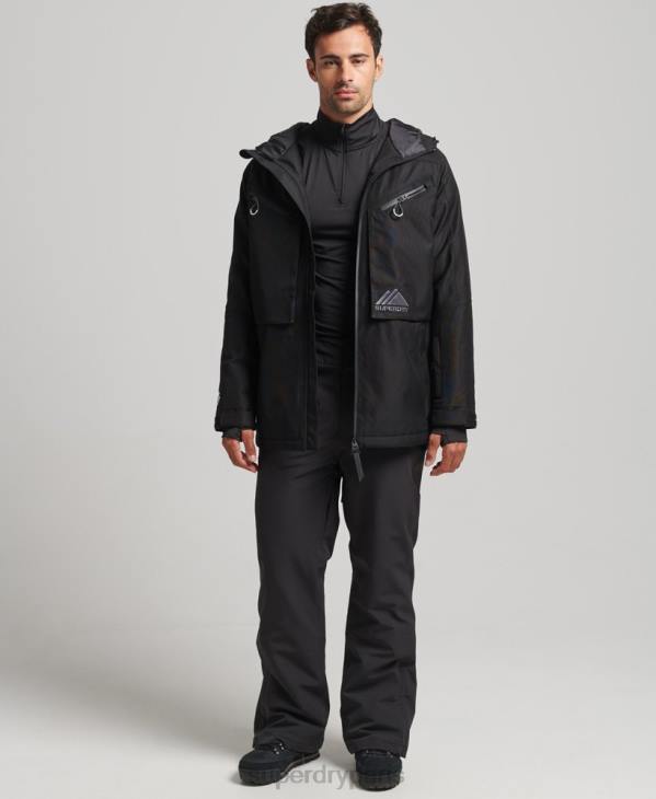 Superdry Hommes veste de freeride D64Z981 vêtements noir