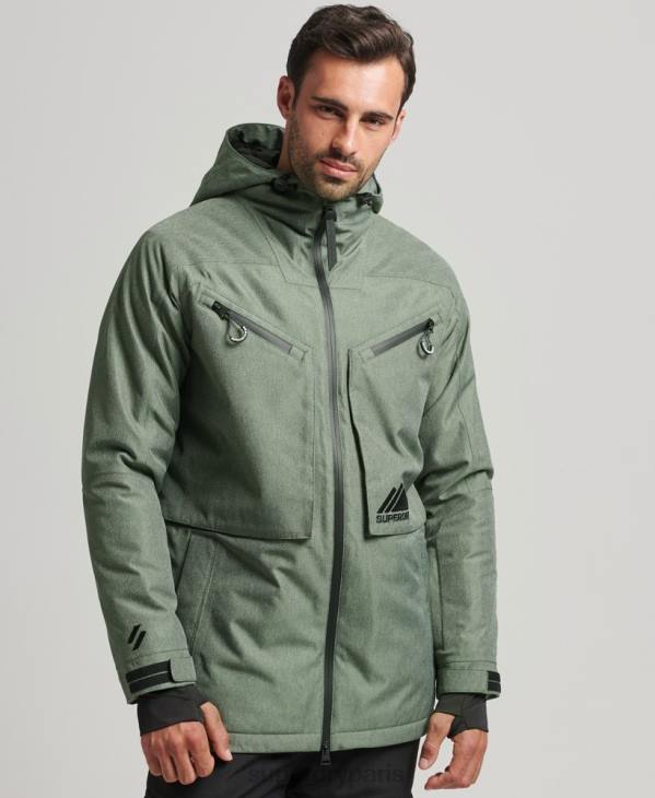 Superdry Hommes veste de freeride D64Z982 vêtements vert
