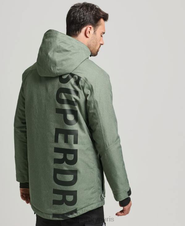 Superdry Hommes veste de freeride D64Z982 vêtements vert