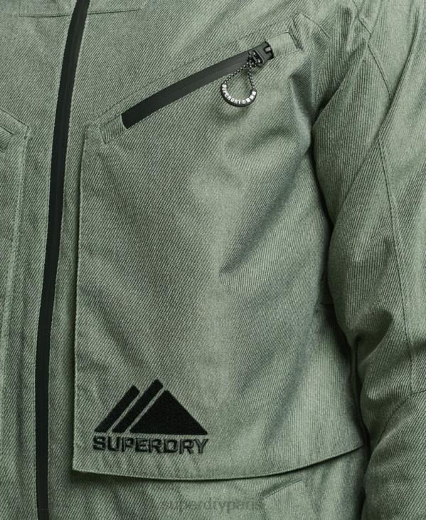Superdry Hommes veste de freeride D64Z982 vêtements vert