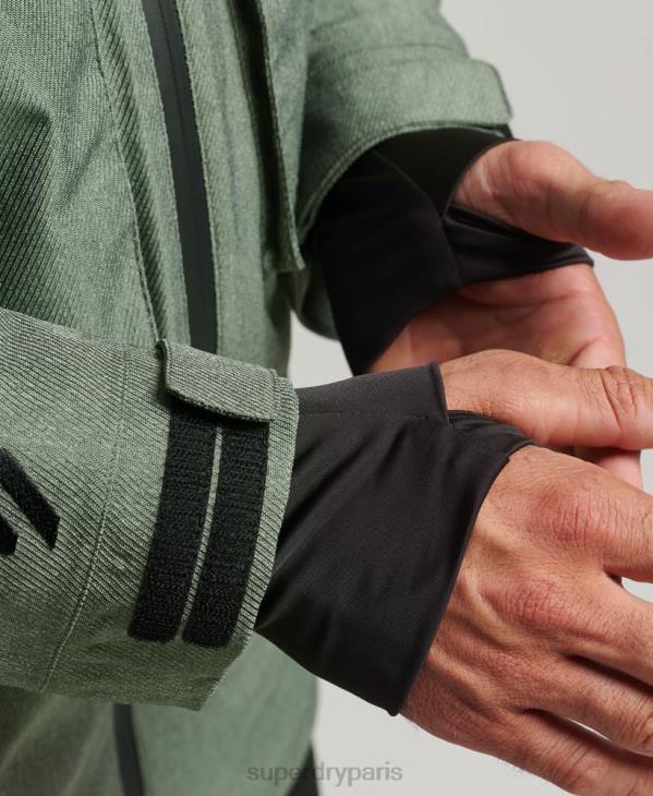 Superdry Hommes veste de freeride D64Z982 vêtements vert