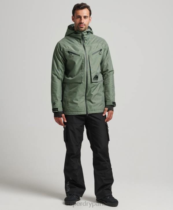 Superdry Hommes veste de freeride D64Z982 vêtements vert
