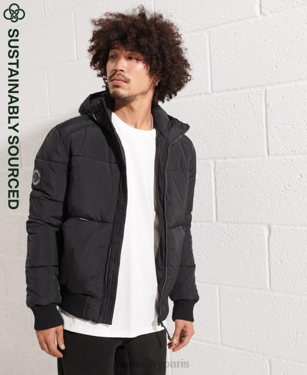 Superdry Hommes veste de loisirs de montagne D64Z4587 vêtements noir