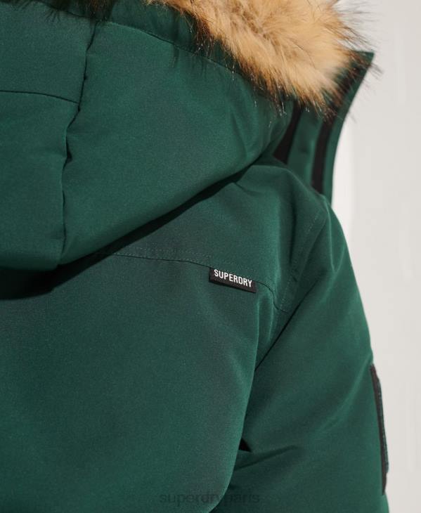 Superdry Hommes veste de parka everest D64Z4588 vêtements vert