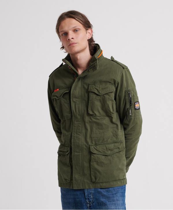 Superdry Hommes veste de poche classique rookie D64Z4626 vêtements vert